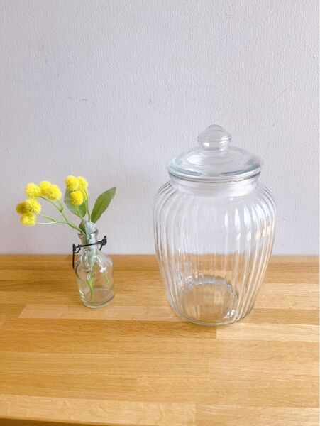 ガラス瓶 昭和レトロ 保存瓶 ガラス容器 ガラス製 容器 ガラス瓶 駄菓子屋 ガラス キャニスター 保存容器 インテリア