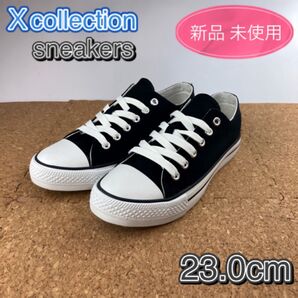 スニーカー レディース ローバス ローカット キャンパス ブラック 23.0cm