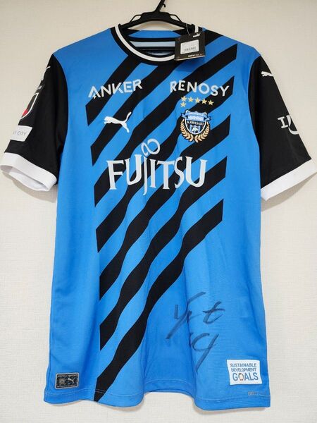 川崎フロンターレ 脇坂 サイン入り ユニフォーム PUMA Jリーグ Jリーグクラブチャンピオンシップ