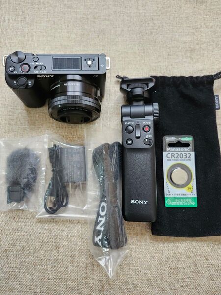 VLOGCAM ZV-E10L パワーズームレンズキット GP-VPT2BT シューティンググリップ YouTube Vlog