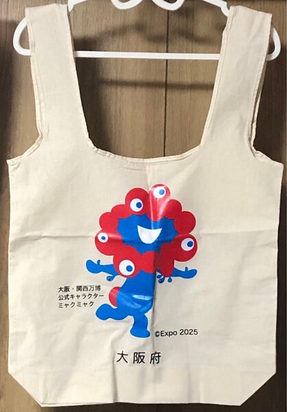 【④】大阪・関西万博 公式キャラクター ミャクミャク エコバッグ&ミャクミャク ステッカー