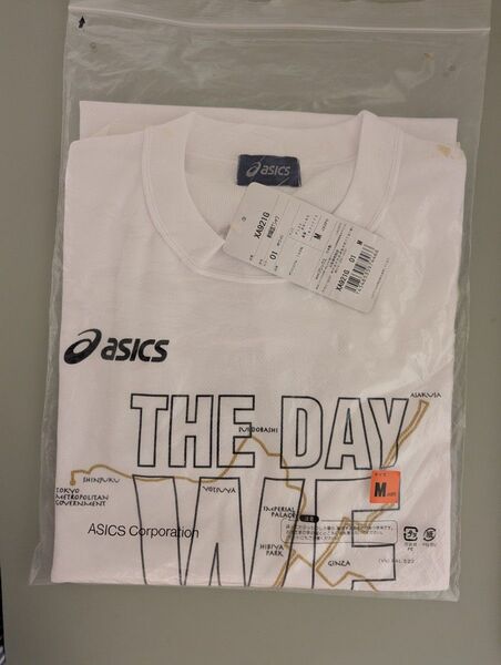 東京マラソン 2009 参加記念 Tシャツ asics THE DAY WE RUN Mサイズ 新品 未使用