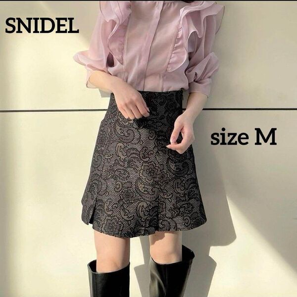 SNIDEL スナイデル ハイウエストスカショーパン ミックス 1サイズ(M)