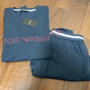 エンポリオ アルマーニ ネイビー ルームウェア サイズ インポートM (Lサイズ相当) パジャマ 部屋着