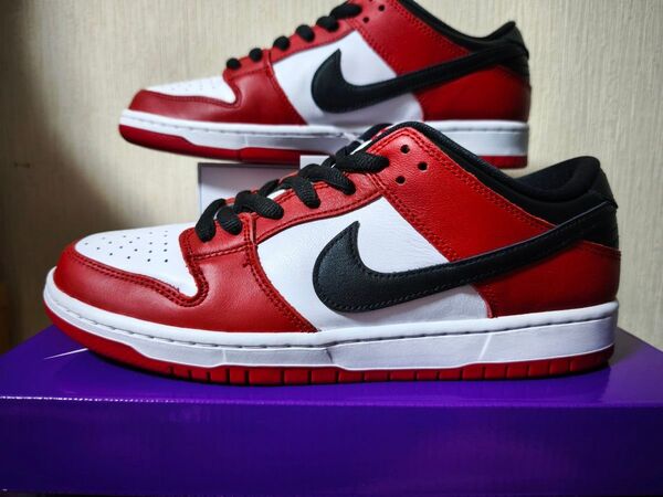 Nike SB Dunk Low Pro "J-Pack Chicago/Varsity Red and White" 27.5