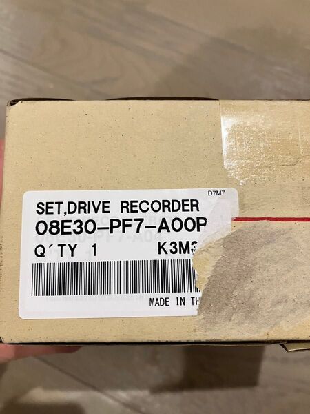 ホンダ純正 ドライブレコーダー フロント用 ギャザズナビ連動用 08E30-PF7-A00P DRH-204VD SDカードなし
