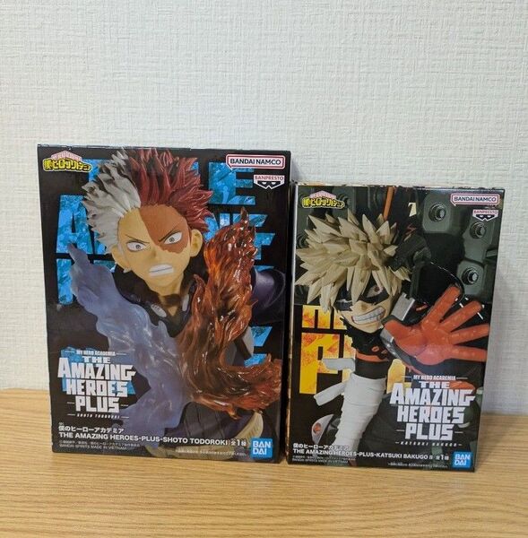 僕のヒーローアカデミア THE AMAZING HEROES PLUS 轟焦凍 爆豪勝己 フィギュア