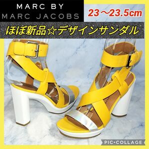 【ほぼ新品★送料無料】マークバイマークジェイコブス デザインサンダル 23.5