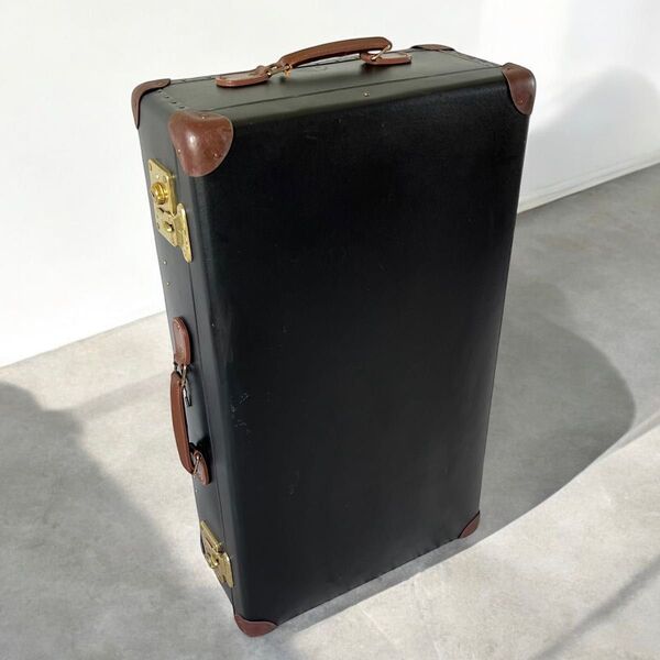 GLOBE TROTTER 2ホイール キャリーケース ブラック 大容量 鍵付き ヴィンテージ グローブトロッター