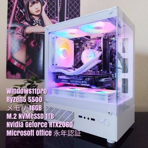 Genbu mini/Ryzen5 5500/RTX2060/16GB ゲーミングPC