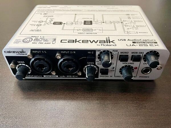 【おまけ付き】Roland UA-25EX USBオーディオインターフェイス ローランド EDIROL CAKEWALK