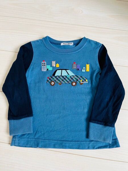 ファミリアfamiliar ロンT 長袖 トップス Tシャツ 100 子供