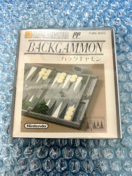 FC ファミコン ディスクシステム バックギャモン BACKGAMMON 任天堂 中古