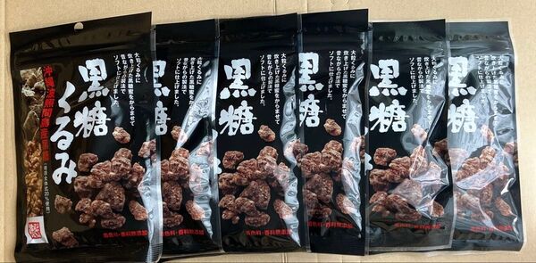 岩田コーポレーション 沖縄 波照間産黒糖くるみ 70g×6袋