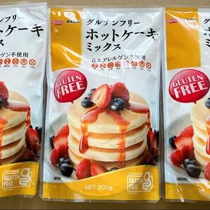 グルテンフリーホットケーキミックス 200g 3袋