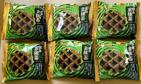 マネケン 深み京抹茶ワッフル 6個