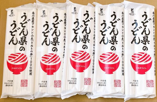讃岐物産 うどん県のうどん 300g×5袋