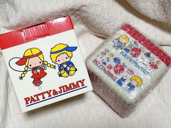 新品 サンリオ パティ&ジミー ミニ収納ケース 引き出し チェスト 昭和レトロ PATTI & JIMMY