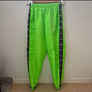 ダンス衣装 ヒップホップ カーゴパンツ 長ズボン グリーン ナイロンパンツ ジャージ