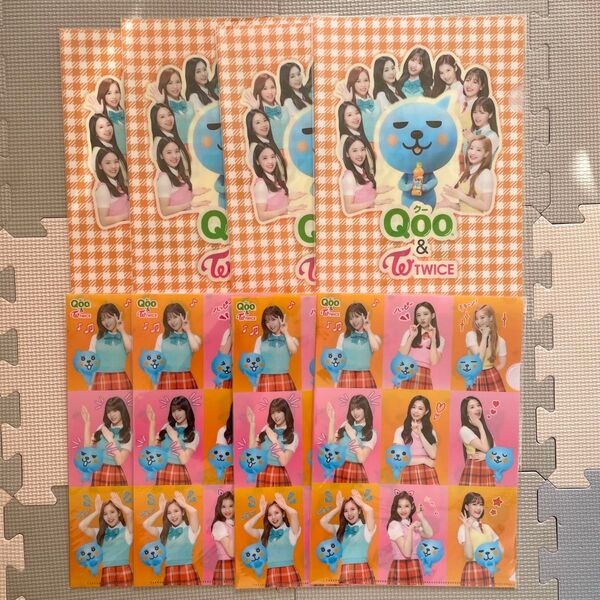 コカコーラ TWICE Qoo クリアファイル 8枚セット 非売品 新品未開封