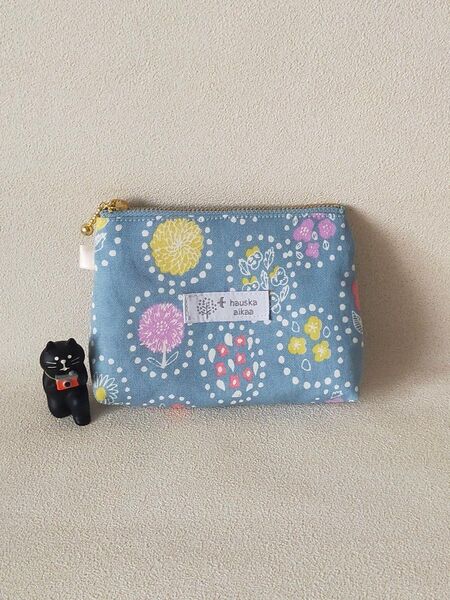 ハンドメイド☆ミニポーチ☆コスメポーチ☆小物入れ☆12cmファスナーポーチ