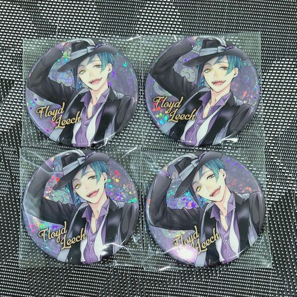 ツイステ フロイド・リーチ namco 缶バッジ 寮服 ツイステッドワンダーランド フロイド プライズ 4