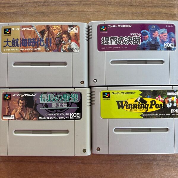 KOEI4本セット スーパーファミコン