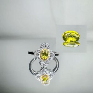 新作 高品質天然石 クリソベリル0.265ct S925 2月の誕生石