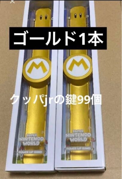 パワーアップバンドゴールド鍵99個 USJユニバ スーパーニンテンドーワールド