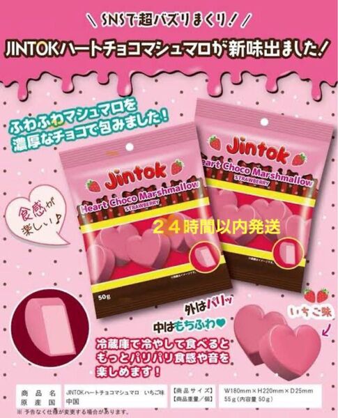 ジントック チョコマシュマロ いちご味