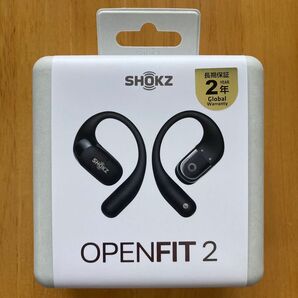 新品 完全ワイヤレスイヤホン Shokz OpenFit2 SKZ-EP-000045 ブラック 本体