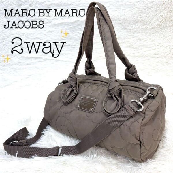 MARC BY MARC JACOBS 2wayキルティング ナイロン