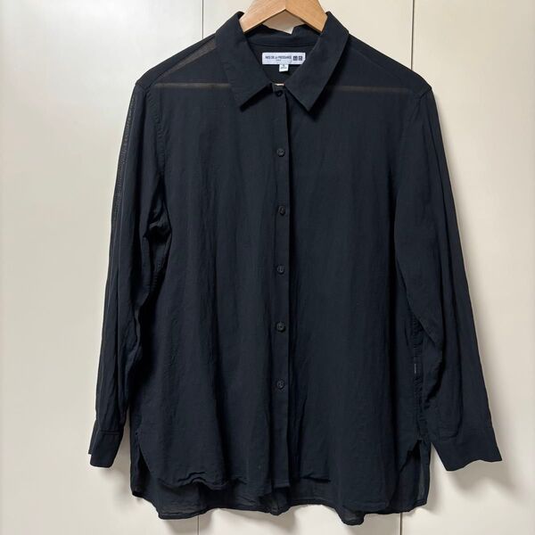 ユニクロ イネス コットンシアーシャツ XL