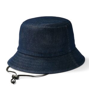 無印良品 カポック混 デニムバケットハット MUJI
