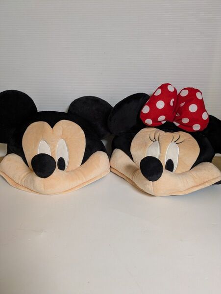 ディズニー ファンキャップ Disney 帽子 ミッキー ミニー セット ディズニーランド 58cm ペア