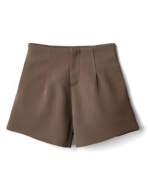 タックハイウエストショートパンツ