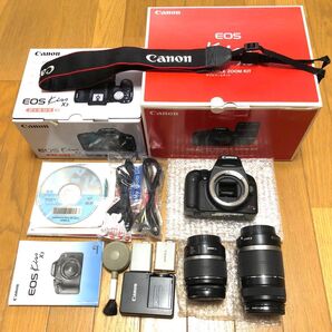 専用バッグ付き Canon EOS Kiss X3 ダブルズームキット デジタル一眼レフカメラ
