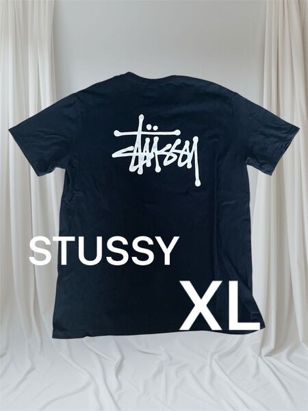 STUSSY 黒×白 Tシャツ