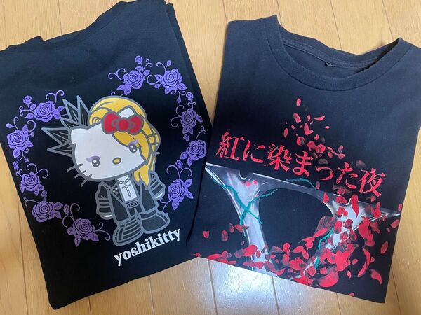 yoshikitty & X JAPAN Tシャツ 2枚セット Mサイズ