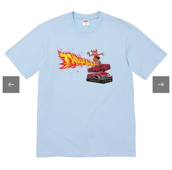 supreme× Thrasher Back Tail Tee Tシャツ
