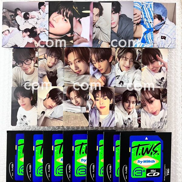 シニュ ドフン ヨンジェ 団体 TWS TRY WITH US トレカ アルバム CD 新品未使用 7種セット