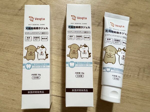 Veqta 犬猫用デンタルケアジェル 30g