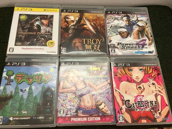 ロリポップチェンソー キャサリン テラリア ドラゴンズドグマ パワースマッシュ4 TROY無双 PS3ソフト セット