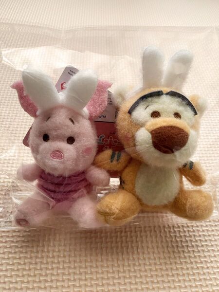 ディズニー くまのプーさん ミルキーボア うさ耳マスコット ティガー & ピグレット