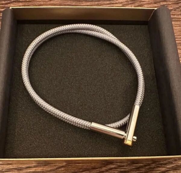 ファイテン 磁気チタンネックレス メタルトップ Vタイプ シルバー 50cm