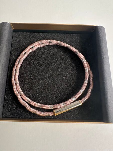 ファイテン RAKUWA磁気ネックレス メタックス ジュエリータイプ ヌーディピンク 50cm