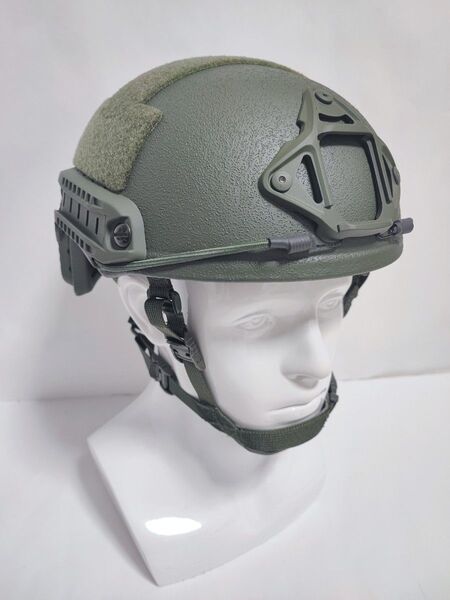 実物再現 JJW製 NIJ レベル3A Fast 防弾ヘルメット OD 艶消し塗装 サイズM/L 55-61cm 新品未使用