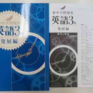 【新品・最新版】 新中学問題集 発展編 中3 英語 解答解説付き