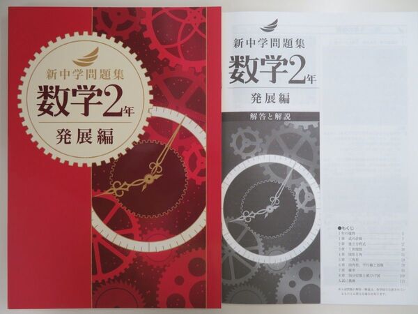 【新品・最新版】新中学問題集 発展編 中2 数学 解答解説付き