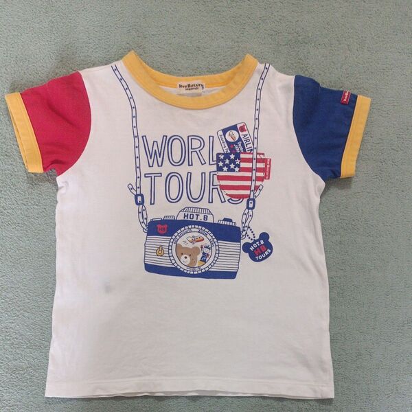 ミキハウスホットビスケット 半袖Tシャツ120㌢